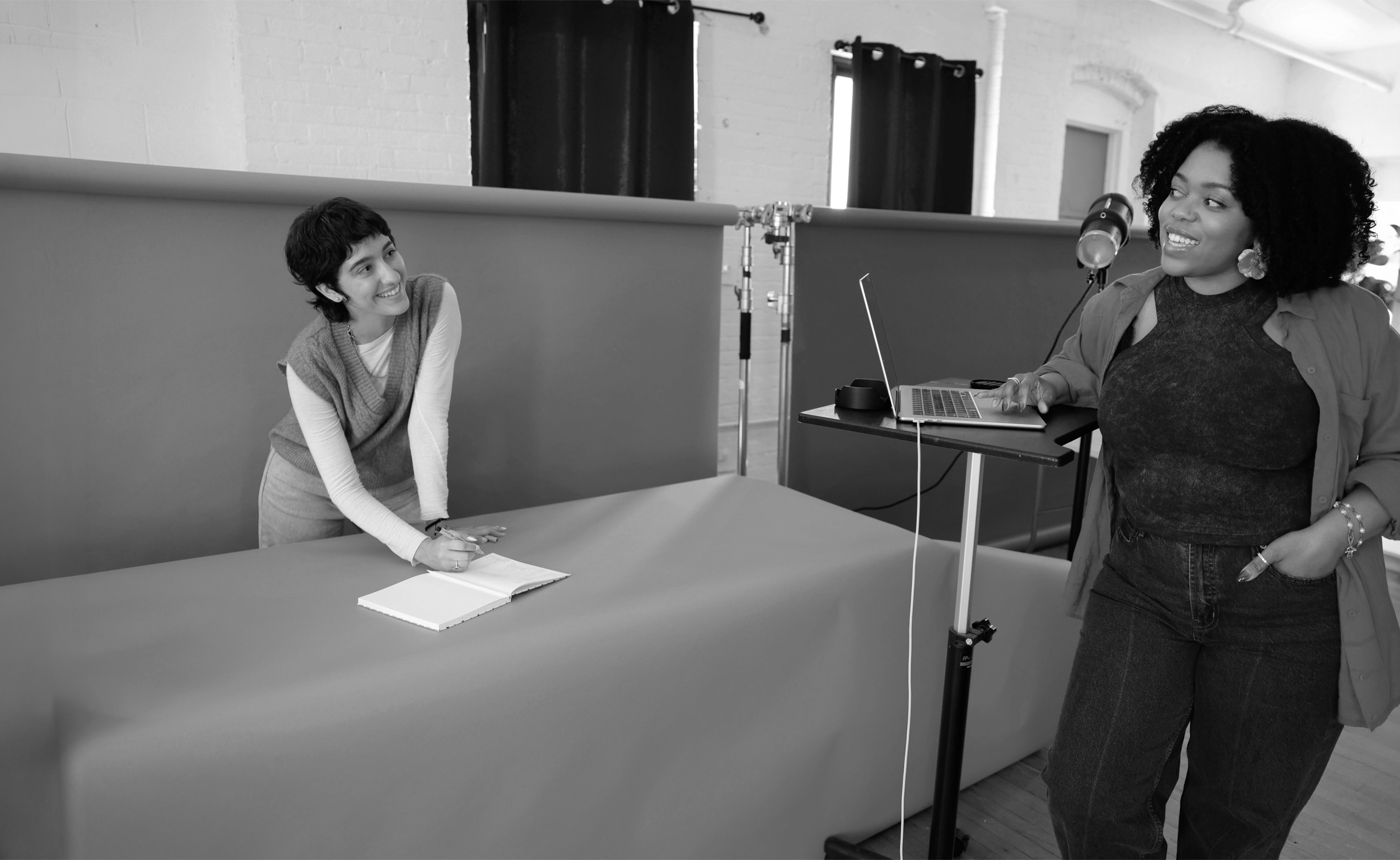 Crystal and Scout, Mighty Fine Studio founders